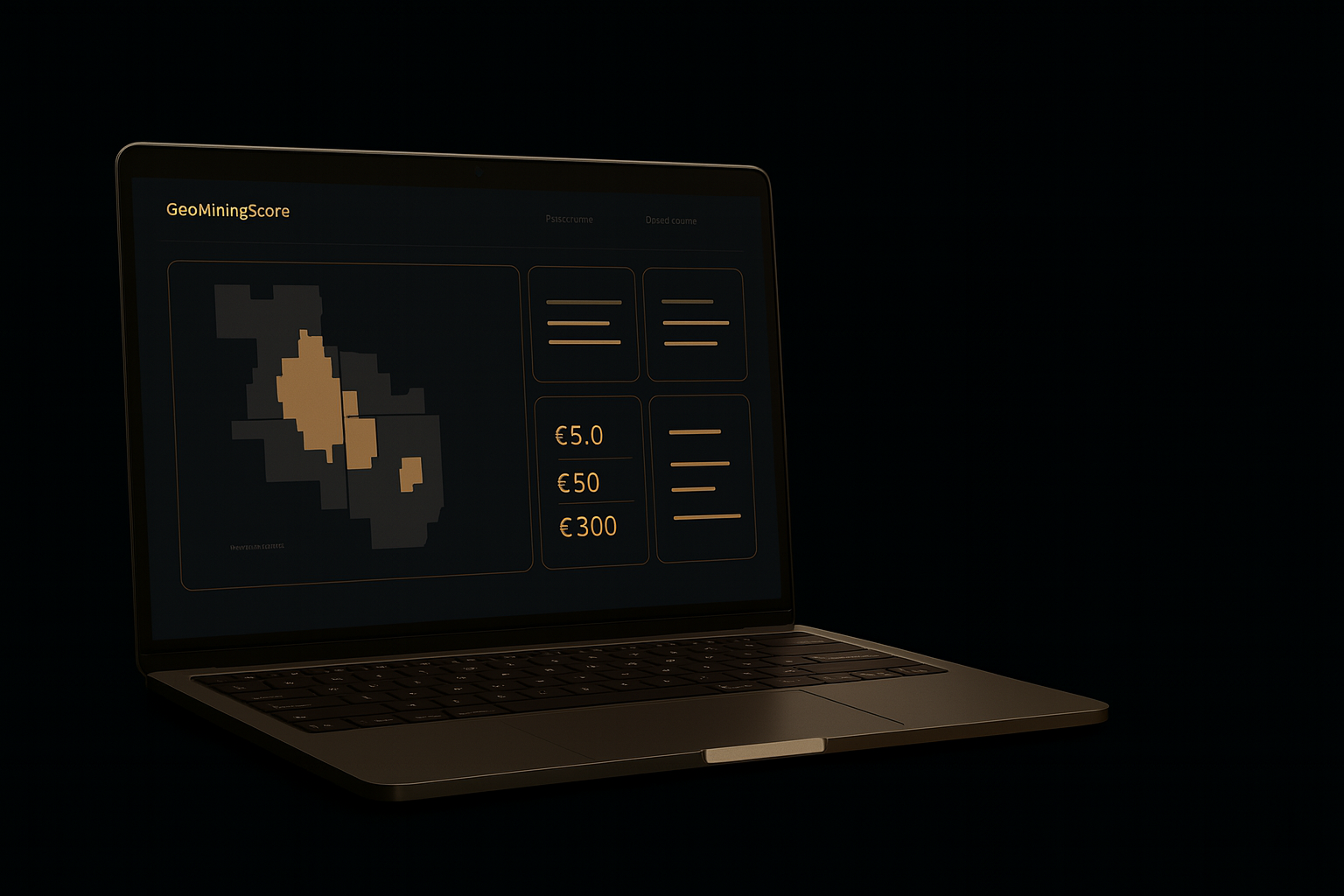 Mockup análisis GeoMiningScore